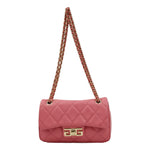 Gaelle Mini Borsa a Tracolla Donna in Ecopelle Fucsia Con Chiusura Girello Double G