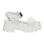 Buffalo Jojo Sandalo Bianco Platform da Donna