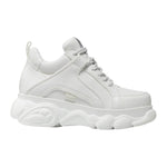 Buffalo Cld Corin Sneakers Alta Donna Bianca