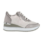 Valleverde Sneakers Grigia Traforata con Cerniera da Donna