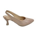 Descanflex Chanelle Donna in Pelle Cipria con Tacco di 7cm