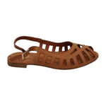 Scarpeborseonline Spuntata Bassa Cuoio Traforata