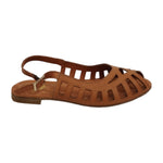 Scarpeborseonline Spuntata Bassa Cuoio Traforata