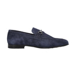 Exton Mocassino Uomo in Camoscio Blu con Morsetto