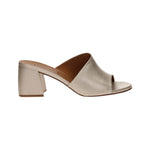 Melluso Scalzato Donna in Pelle Avana con Tacco Largo 70mm