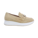 Melluso Mocassino Donna in Camoscio Coloniale con Zeppa 42