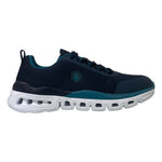 Lumberjack Sneakers Uomo in Tessuto Blu con Fondo Bucherellato