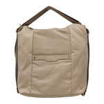 Caleidos Borsa/Zaino Donna in Tessuto Beige