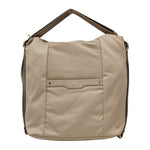 Caleidos Borsa/Zaino Donna in Tessuto Beige