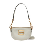 Mario Valentino Borsa a Spalla Marsupio Donna in Pelle Sintetica Bianco con Manico e Tracolla