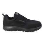 Luisetti Scarpa a Strappo Uomo in Tessuto e Nabuck Nera