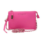 Gaelle Pochette Donna in Ecopelle Fucsia con Tracolla
