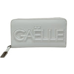 Gaelle Portafoglio Donna in Ecopelle Bianco Maxi Logo
