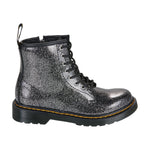 Dr. Martens Anfibio Nero in Pelle con Lacci e Zip Laterale