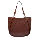 The Bridge Shopping Bag Cuoio Linea Brigida in Pelle da Donna