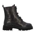 Keys Anfibio Donna in Pelle Nera con Accessori