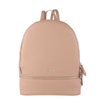 Mario Valentino Zaino Donna in Ecopelle Beige Martellata con Doppia Zip