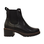 Pitillos Stivaletto Donna in Pelle Nera con Zip e Tacco Largo di 5cm