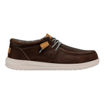 Hey Dude Wally Grip Craft Leather Mocassino Uomo in Pelle Grigio