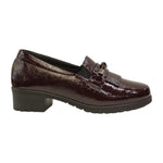 Susimoda Mocassino Bordeaux in Vernice con Frange t.4