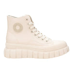 Refresh Sneakers Alta Donna in Ecopelle Beige