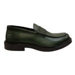Antony Sander College Verde in Pelle da Uomo