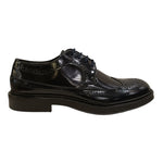 Antony Sander Allacciato Blu Abrasivato Stile Inglese da Uomo
