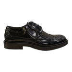 Antony Sander Allacciato Blu Abrasivato Stile Inglese da Uomo