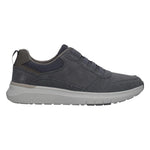 Lumberjack Slip On Uomo in Ecopelle Blu con Inserto in Tessuto