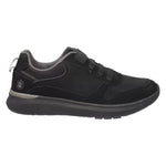 Lumberjack Slip On Uomo in Ecopelle Nera con Inserto in Tessuto