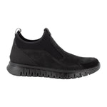 Igi&Co Slip On Nero in Pelle e Tessuto da Uomo