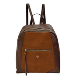 Caleidos Zaino Donna in Pelle e Camoscio Marrone