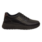 Luisetti Slip On Uomo in Pelle Nera con Fondo Rialzato
