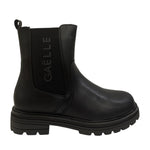 Gaelle Beatles Alto Bambina in Pelle e Tessuto Logato con Zip
