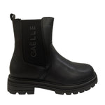 Gaelle Beatles Alto Bambina in Pelle e Tessuto Logato con Zip