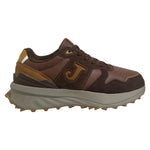Joma Sneakers Uomo in Ecopelle e Camoscio Marrone con Fondo Grigio