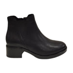 Melluso Stivaletto Donna in Pelle Nera con Tacco Basso 40mm