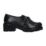 Melluso Mocassino Donna in Pelle Nera con Accessorio
