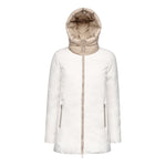 Geox Spherica Bianco Pietra Parka Rev Reversibile da Donna