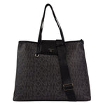 Gattinoni Roma Shopping Bag Donna in Colore Nero Maxi Logo Lettering