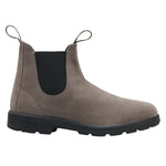Blundstone Beatles Uomo in Camoscio Grigio con Elastici Laterali Neri