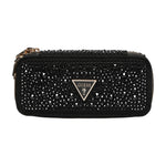 Guess Portagioie Donna Nero con Strass e Zip