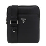 Guess Borsello Nero Certosa Saffiano Smart da Uomo