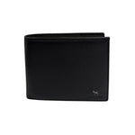 Nannini Firenze Portafoglio Uomo in Pelle Nero con Logo Basso