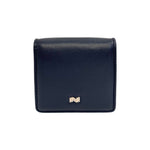 Nannini Firenze Portamonete Piccolo Unisex in Pelle Caracas Blu