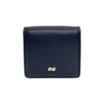 Nannini Firenze Portamonete Piccolo Unisex in Pelle Caracas Blu