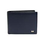 Nannini Firenze Portafoglio Uomo in Pelle Caracas Blu con Logo
