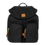 Bric's Zaino Unisex in Tessuto e Pelle Nero con Tasconi