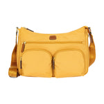 Bric's Tracolla Donna in Tessuto Miele con Tasconi