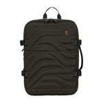 Bric's Zaino da Viaggio Unisex in Tessuto Oliva con Due Divisori